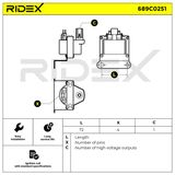 RIDEX Катушка зажигания 689C0251