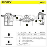 RIDEX stabdžių apkaba 78B0113
