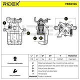 RIDEX Pidurisadul 78B0156