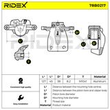 RIDEX Тормозной суппорт 78B0217