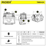 RIDEX Bromsok 78B0424
