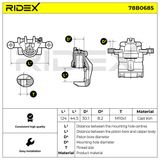 RIDEX Тормозной суппорт 78B0685