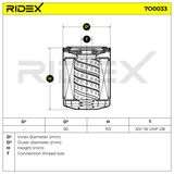 RIDEX Масляный фильтр 7O0033