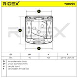 RIDEX Масляный фильтр 7O0090