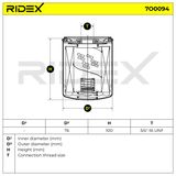 RIDEX Масляный фильтр 7O0094