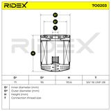 RIDEX Oljefilter 7O0203