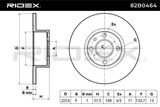 RIDEX Тормозной диск 82B0464