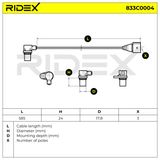 RIDEX Датчик импульсов 833C0004