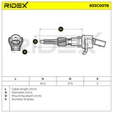 RIDEX Датчик импульсов 833C0078