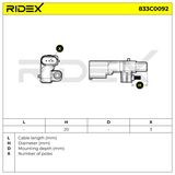 RIDEX Andur, väntvõll 833C0092
