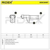 RIDEX Датчик импульсов 833C0097