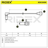 RIDEX Датчик импульсов 833C0099