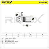 RIDEX Impulsgivare, vevaxel 833C0148