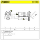 RIDEX Impulssianturi, kampiakseli 833C0222