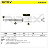 RIDEX Амортизатор 854S0201