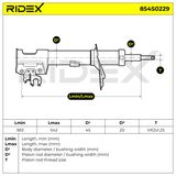 RIDEX Stötdämpare 854S0229