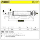 RIDEX Амортизатор 854S0317