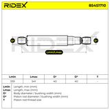 RIDEX Amortisaator 854S1710