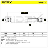 RIDEX amortizatorius 854S1772