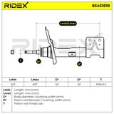 RIDEX Amortisaator 854S1818