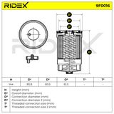 RIDEX Bränslefilter 9F0016
