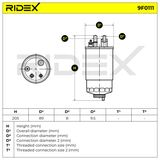 RIDEX Bränslefilter 9F0111