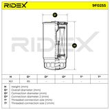 RIDEX Bränslefilter 9F0255