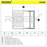 RIDEX Топливный фильтр 9F0298