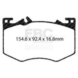 EBC Brakes Bremžu uzliku kompl., Disku bremzes DP42423R
