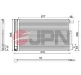 JPN Конденсатор, кондиционер 60C9098-JPN