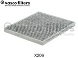 DAVID VASCO Filter, kupéventilation X206