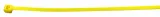 Triumf professional tools® Kollased Kaablisidemed, 2,5 x 100 mm 40316