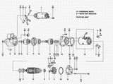 Delco Remy Startmotor 10479626