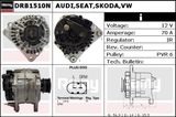 Delco Remy Generator DRB1510N