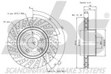 sbs Тормозной диск 1815203353
