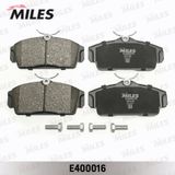 MILES Комплект тормозных колодок, дисковый тормоз E400016