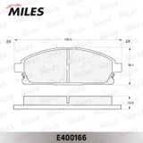 MILES Комплект тормозных колодок, дисковый тормоз E400166