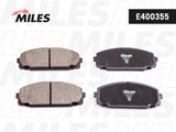MILES Комплект тормозных колодок, дисковый тормоз E400355