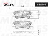 MILES Комплект тормозных колодок, дисковый тормоз E410062