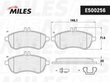 MILES Комплект тормозных колодок, дисковый тормоз E500256