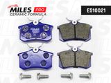 MILES Комплект тормозных колодок, дисковый тормоз E510021