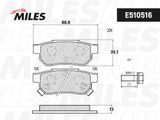 MILES Комплект тормозных колодок, дисковый тормоз E510516