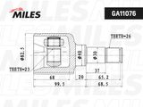 MILES Ledsats, drivaxel GA11076