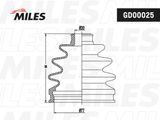 MILES Bälgar, drivaxel GD00025