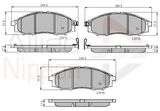 ALLIED NIPPON Комплект тормозных колодок, дисковый тормоз ADB31193